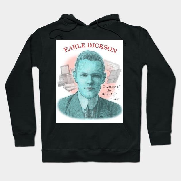 Earle Dickson, Inventor of the Bandaid Hoodie by eedeeo